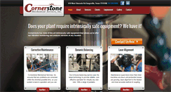Desktop Screenshot of cornerstonemechanical.com